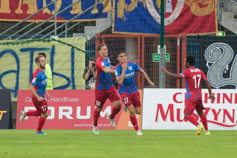 Football. Lotto Ekstraklasa. Piast Gliwice - Korona Kielce. 19.08.2017