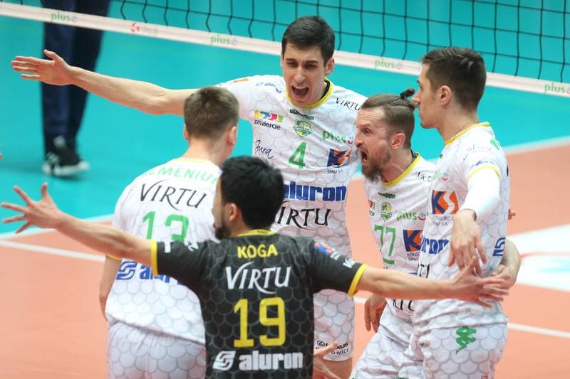 Volleyball. PlusLiga. Aluron Virtu Warta Zawiercie - ZAKSA Kedzierzyn-Kozle. 17.04.2019