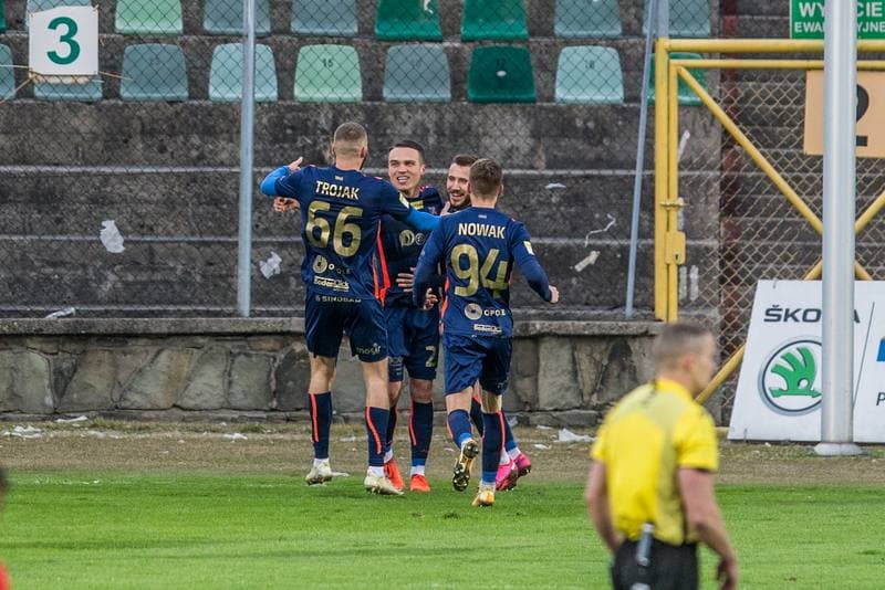 Football. Fortuna I Liga. Zaglebie Sosnowiec - Odra Opole. 13.03.2021