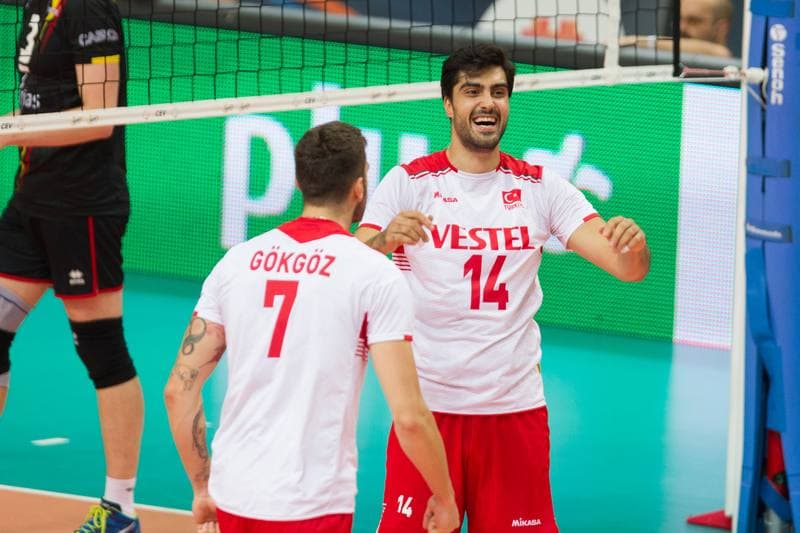 Volleyball. CEV EuroVolley. Belgium - Turkey. 27.08.2017