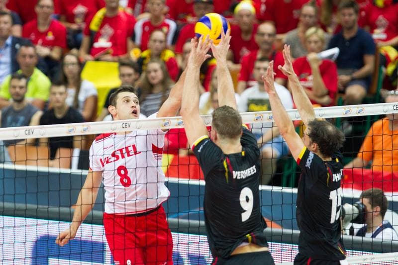 Volleyball. CEV EuroVolley. Belgium - Turkey. 27.08.2017