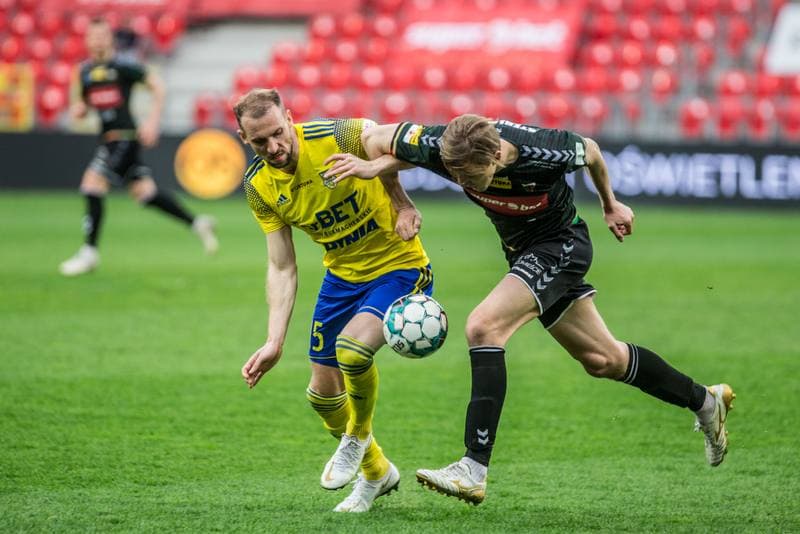 Football. Fortuna I Liga. GKS Tychy - Arka Gdynia. 01.04.2021