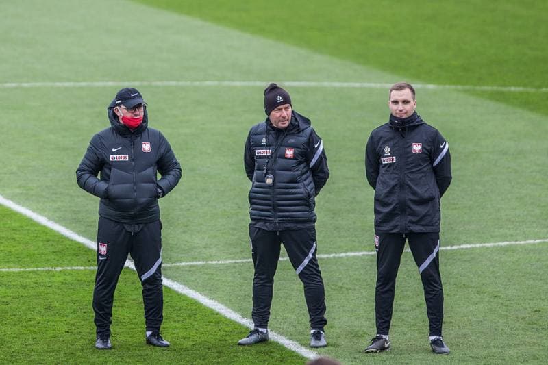 Football. Poland national team. Training. 12.11.2020