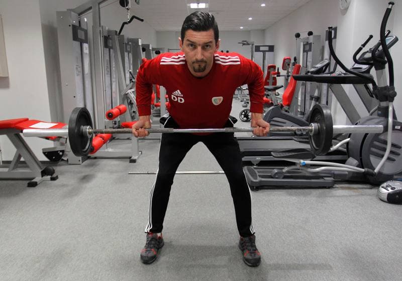 Football. Gornik Zabrze. Training. 17.01.2014