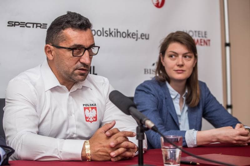 Ice Hockey. Poland national team. Press Conference. 25.06.2020
