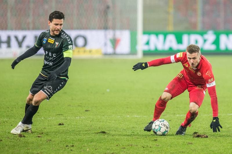 Football. Fortuna I Liga. GKS Tychy - Widzew Lodz. 03.12.2020