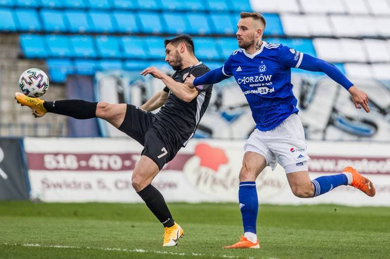 Football. III Liga. Ruch Chorzow - Polonia Bytom. 24.04.2021