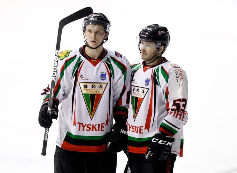 Ice Hockey. Polska Hokej Liga. GKS Tychy - Comarch Cracovia Krakow. 30.01.2015