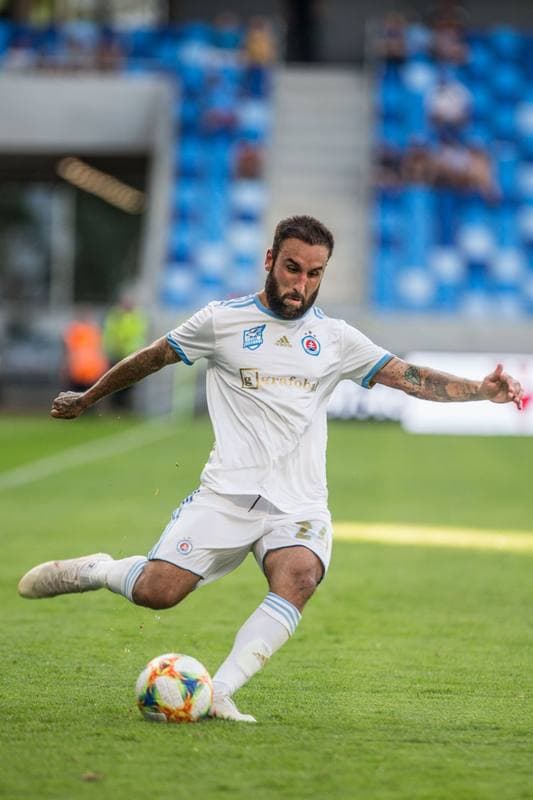 Football. UEFA Europa League. Slovan Bratislava - KF Feronikeli. 24.07.2019