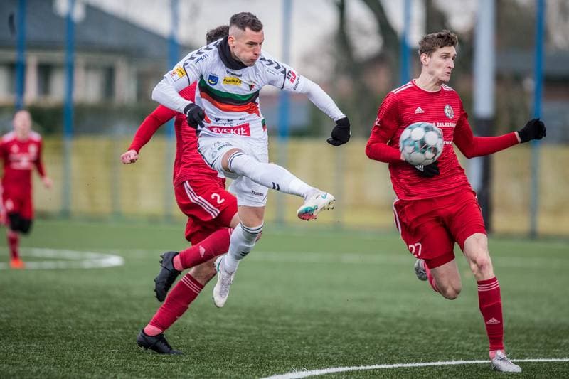 Football. Sparing. GKS Tychy - Fotbal Trinec. 23.01.2021