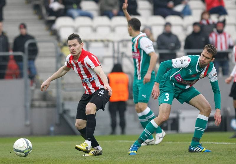 Football. T-Mobile Ekstraklasa. Cracovia Krakow - Slask Wroclaw. 02.03.2014