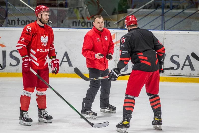 Ice Hockey. Poland national team. Training. 12.05.2021