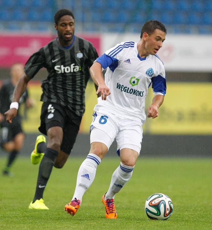 Football. UEFA Europa League. Ruch Chorzow - Esbjerg FB. 31.07.2014