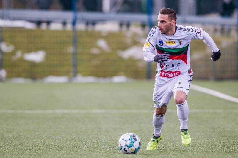 Football. Sparing. GKS Tychy - Fotbal Trinec. 23.01.2021