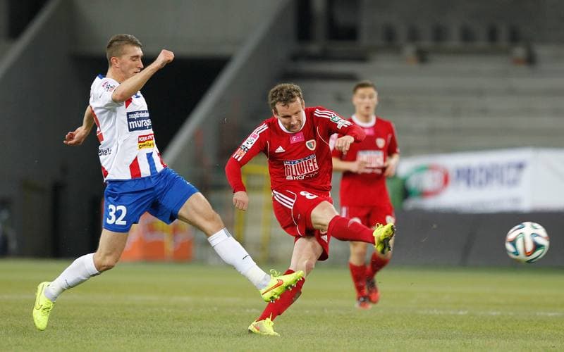 Football. T-Mobile Ekstraklasa. Podbeskidzie Bielsko Biala - Piast Gliwice. 27.09.2013