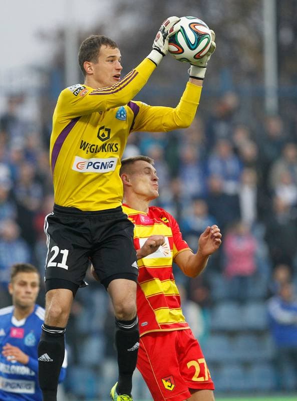 Football. T-Mobile Ekstraklasa. Ruch Chorzow - Jagiellonia Bialystok. 09.11.2014