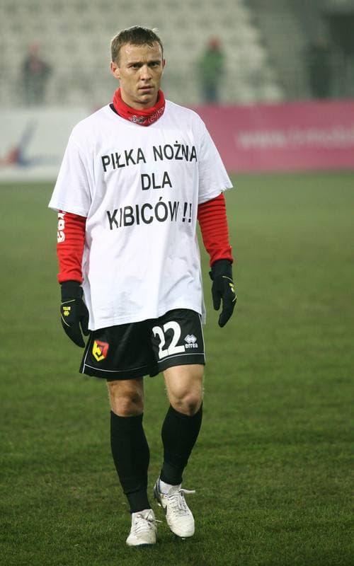 Football. T-Mobile Ekstraklasa. Cracovia Krakow - Jagiellonia Bialystok. 06.12.2014