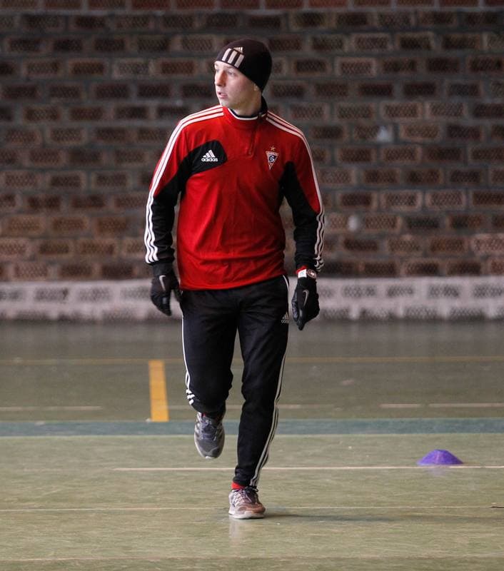 Football. Gornik Zabrze. Training. 07.01.2015