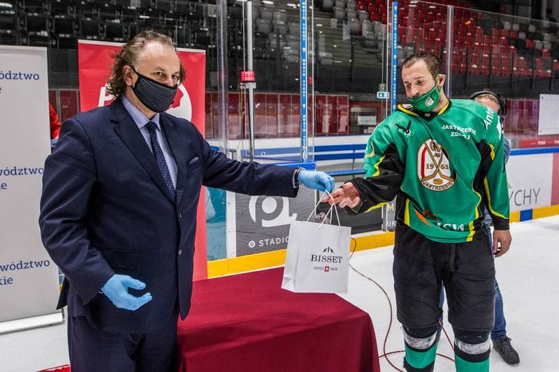 Ice Hockey. Polish Supercup. GKS Tychy - JKH GKS Jastrzebie. 20.10.2020