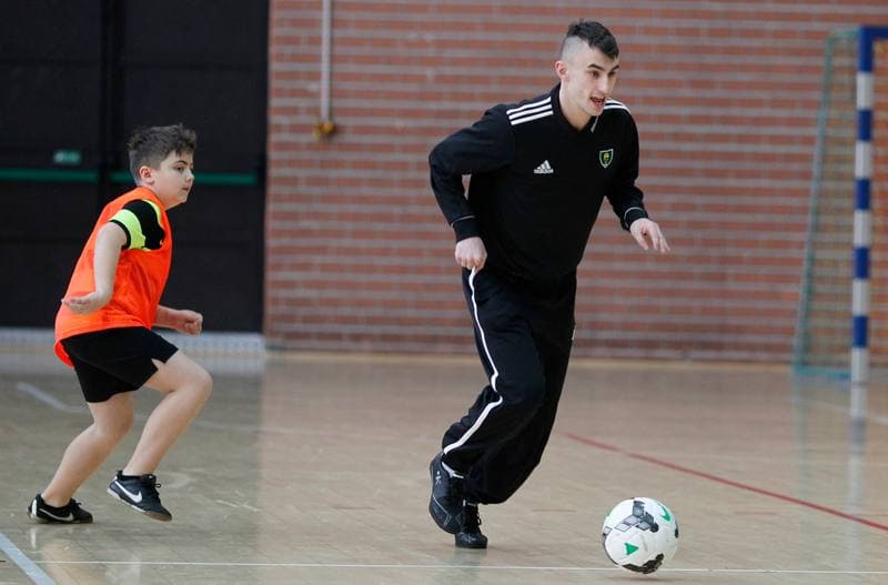Football. GKS Katowice. Training. 05.02.2015