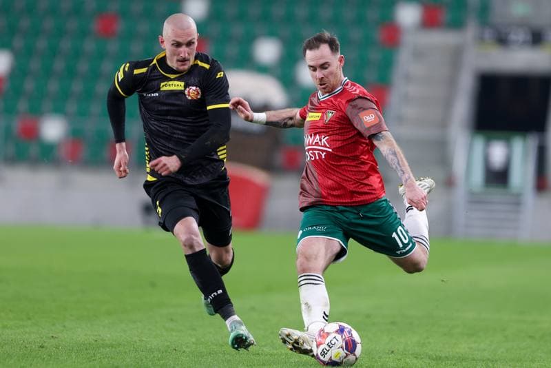 Football. Fortuna I Liga. Zaglebie Sosnowiec - Znicz Pruszkow. 18.02.2024