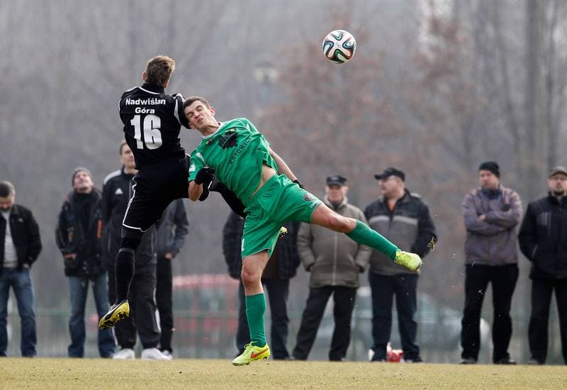Football. Friendly Match. GKS Katowice - Nadwislana Gora. 28.02.2015