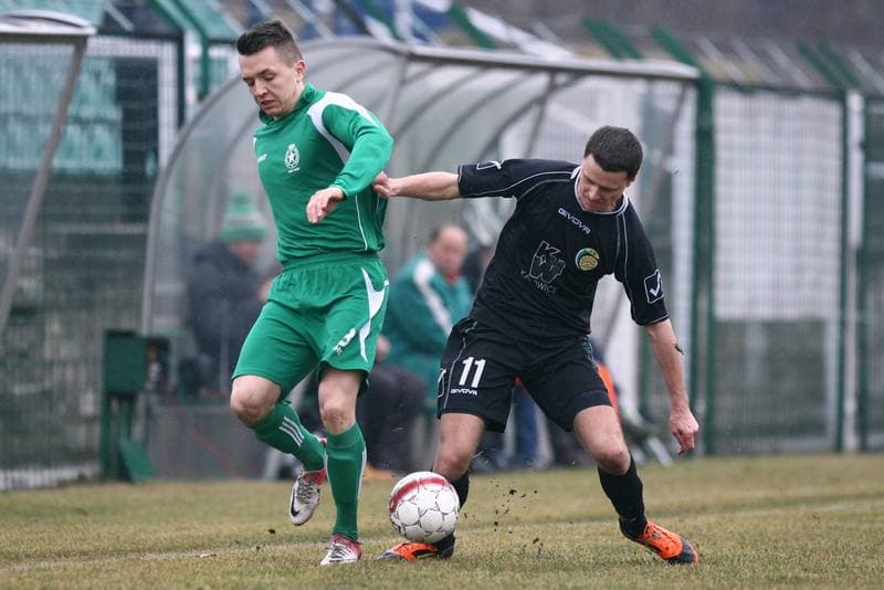 Football. III Liga. Grunwald Ruda Slaska - Gornik Wesola. 14.03.2015