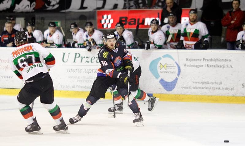 Ice Hockey. Polska Hokej Liga. GKS Tychy - Ciarko KH Sanok. 23.01.2015