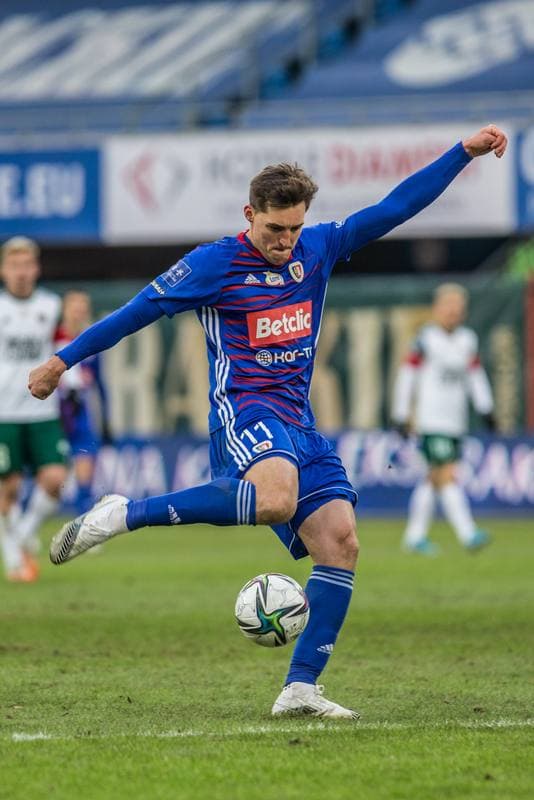 Football. PKO BP Ekstraklasa. Piast Gliwice - Slask Wroclaw. 06.02.2021