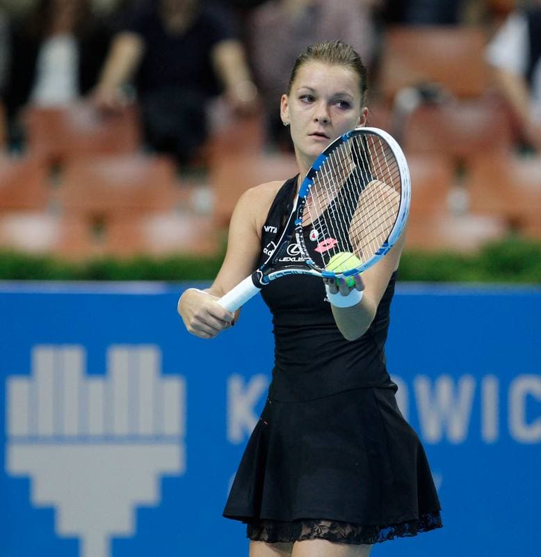 Tennis. Katowice Open. Agnieszka Radwanska - Yanina Wickmayer. 07.04.2015