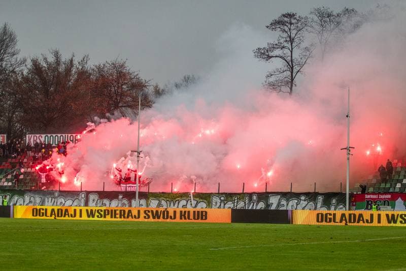Football. Fortuna I Liga. Zaglebie Sosnowiec - Arka Gdynia. 20.11.2021