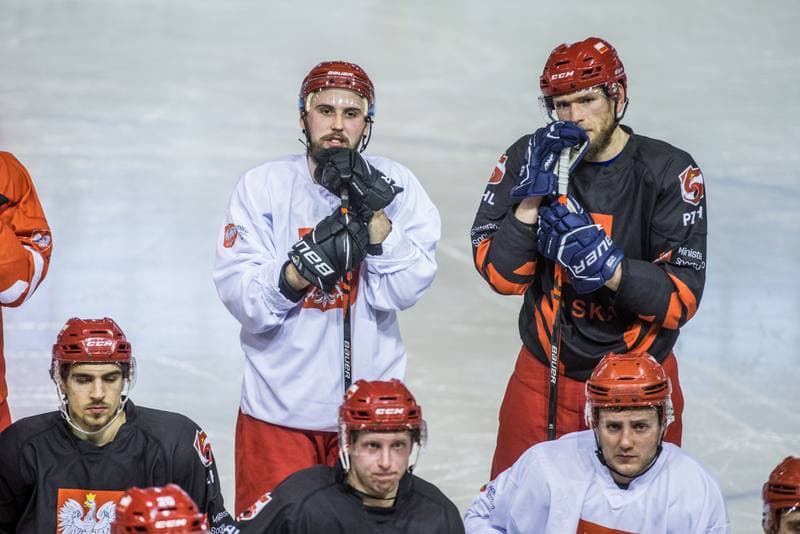Ice Hockey. Poland national team. Training. 13.04.2021