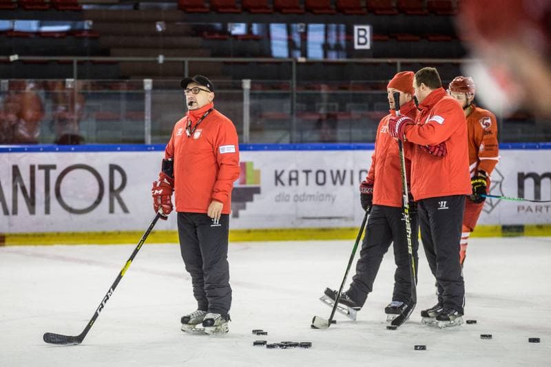 Ice Hockey. Poland national team. Training. 15.04.2021