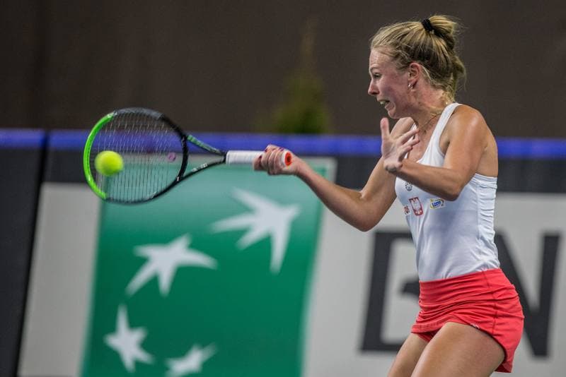 Tennis. Billie Jean King Cup. Poland - Brazil. 16.04.2021