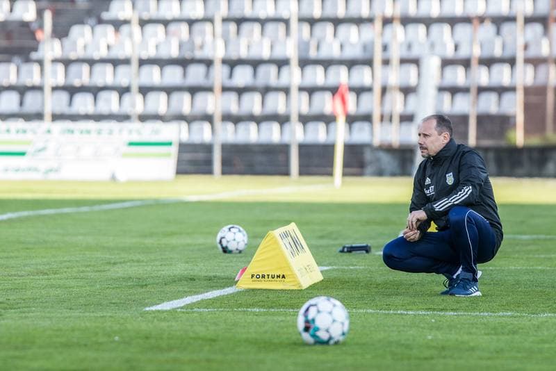Football. Fortuna I Liga. Zaglebie Sosnowiec - Arka Gdynia. 28.04.2021