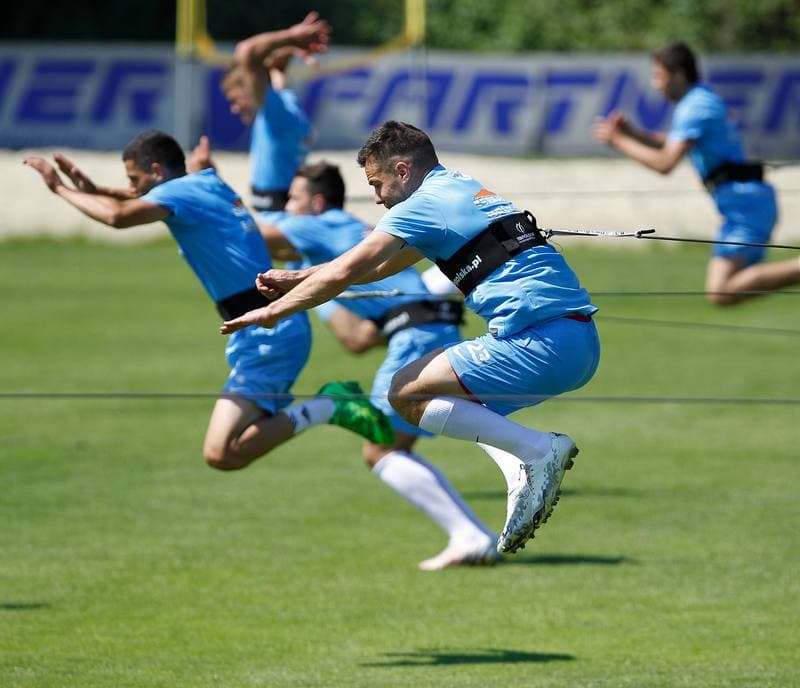 Football. Termalica Bruk-Bet Nieciecza. Training. 03.07.2015