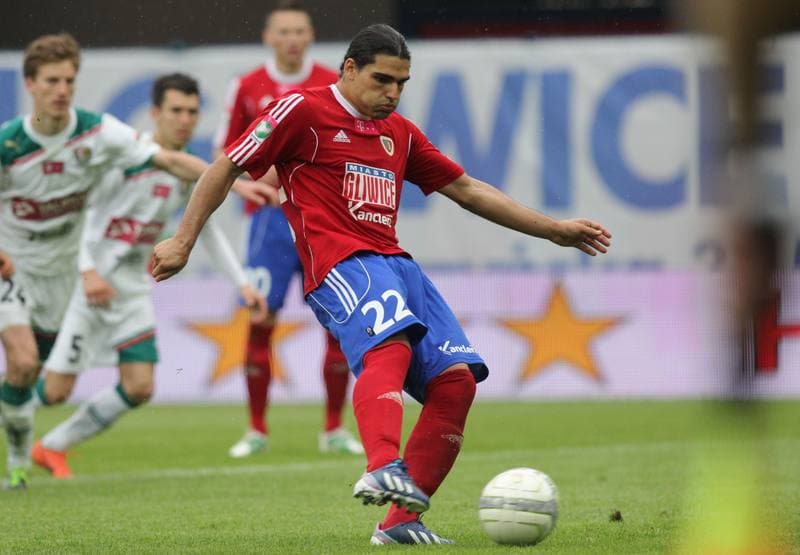 Football. T-Mobile Ekstraklasa. Piast Gliwice - Slask Wroclaw. 12.05.2013