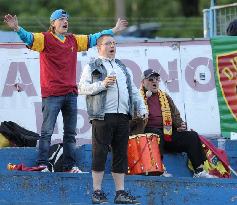 Football. Gambrinus Liga. Banik Ostrava - Dukla Praga. 22.05.2013