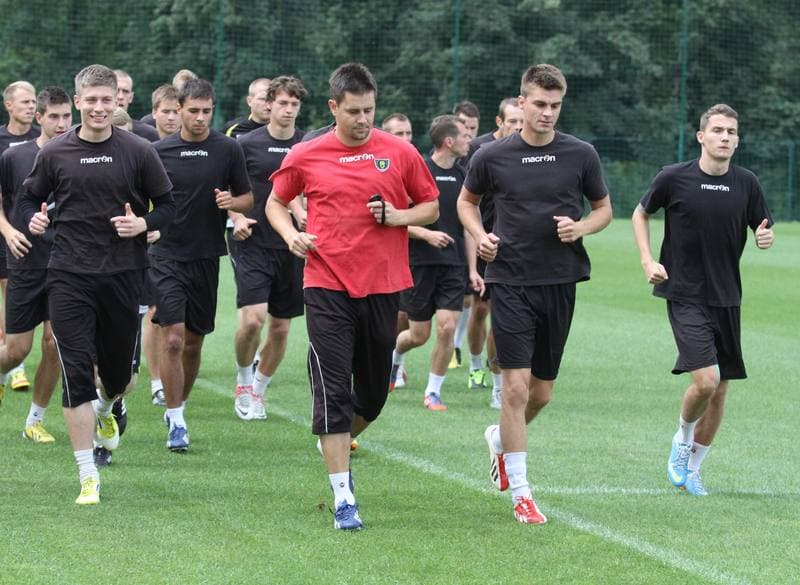 Football. GKS Katowice. Training. 22.08.2013