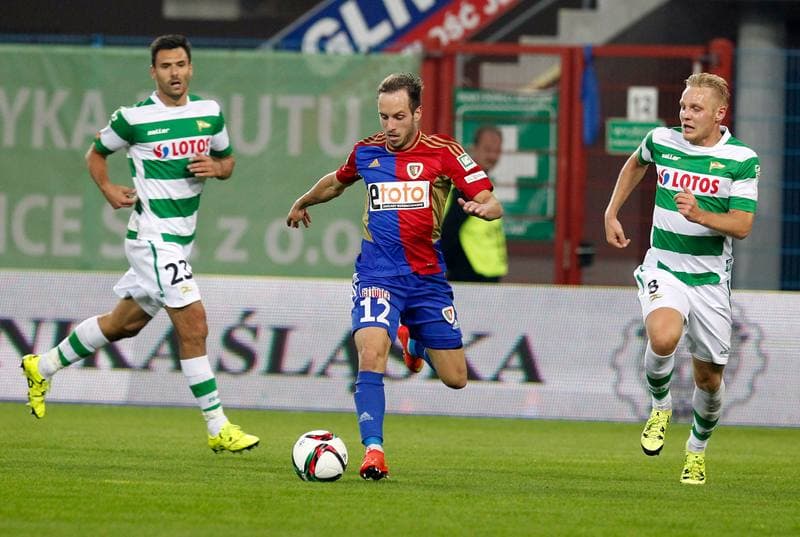 Football. T-Mobile Ekstraklasa. Piast Gliwice - Lechia Gdansk. 26.10.2013