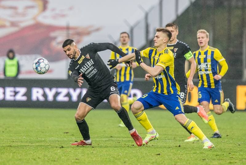 Football. Fortuna I Liga. Zaglebie Sosnowiec - Arka Gdynia. 20.11.2021