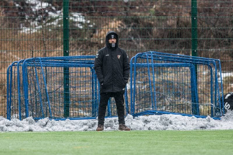 Football. Sparing. Zaglebie Sosnowiec - Sandecja Nowy Sacz. 28.01.2022