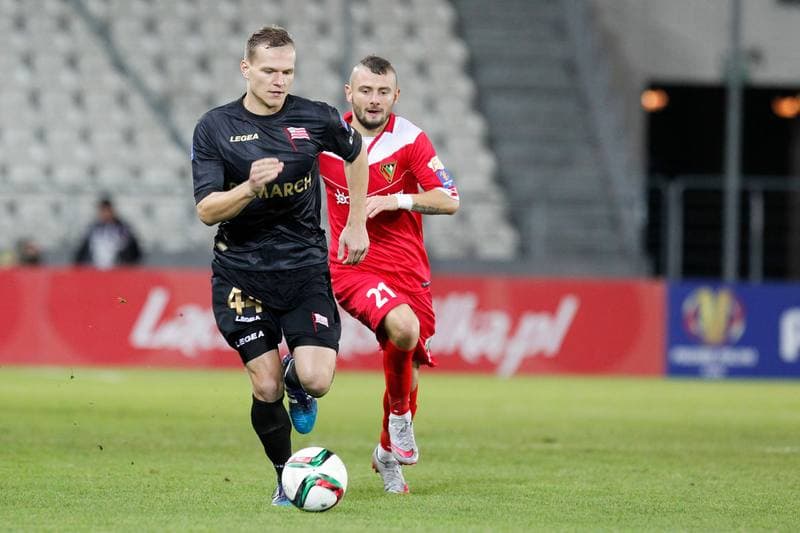 Football. Polish Cup. Cracovia Krakow - Zaglebie Sosnowiec. 19.11.2015