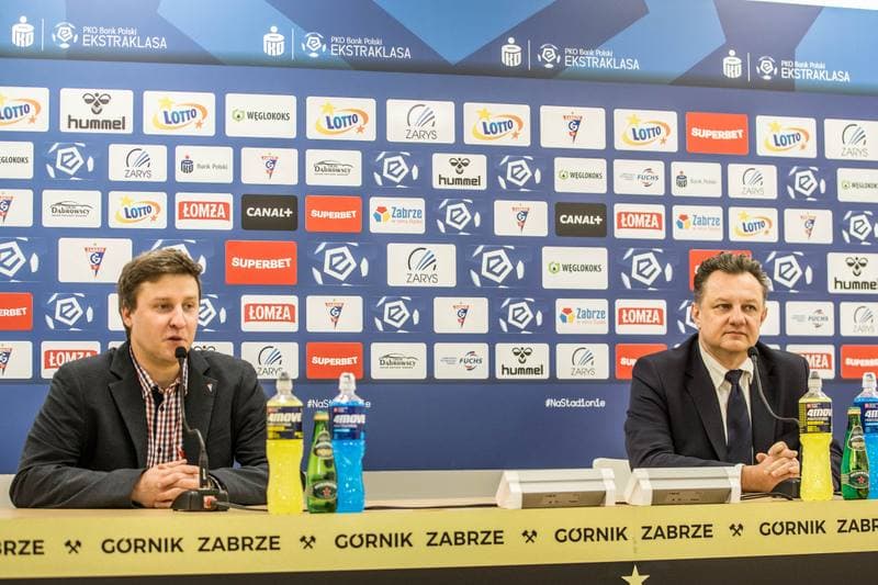 Football. Gornik Zabrze. Press Conference. 03.02.2022
