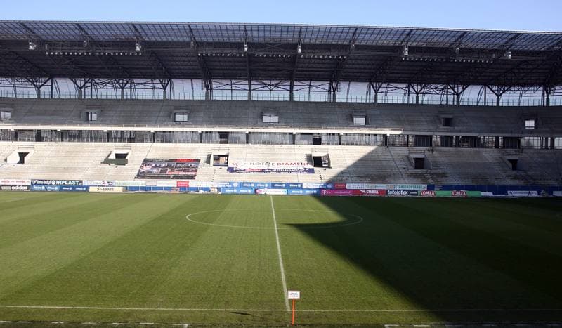 Football. T-Mobile Ekstraklasa. Gornik Zabrze - Stadion. 12.02.2015