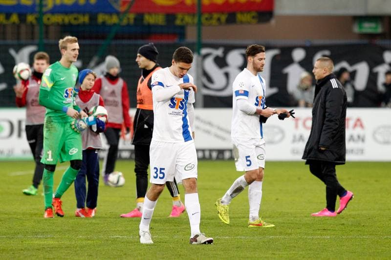Football. PKO BP Ekstraklasa. Piast Gliwice - Lech Poznan. 20.12.2015
