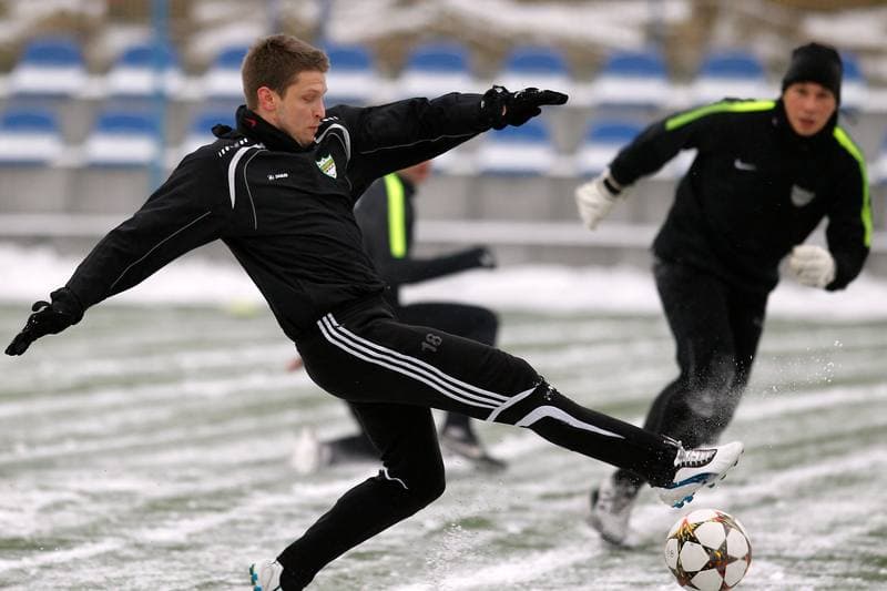Football. Rozwoj Katowice. Training. 05.01.2016