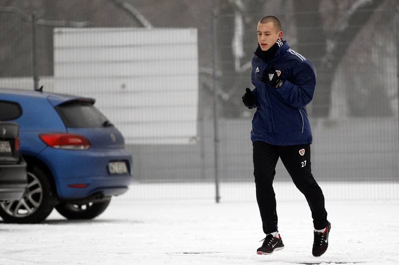 Football. Piast Gliwice. Training. 07.01.2016