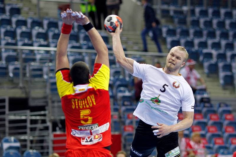 Handball. EHF Euro 2016. FYR Macedonia - Belarus. 27.01.2016