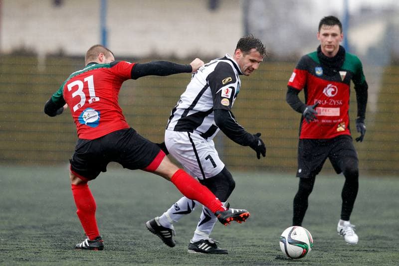 Football. II Liga. GKS Tychy - Sandecja Nowy Sacz. 10.02.2016